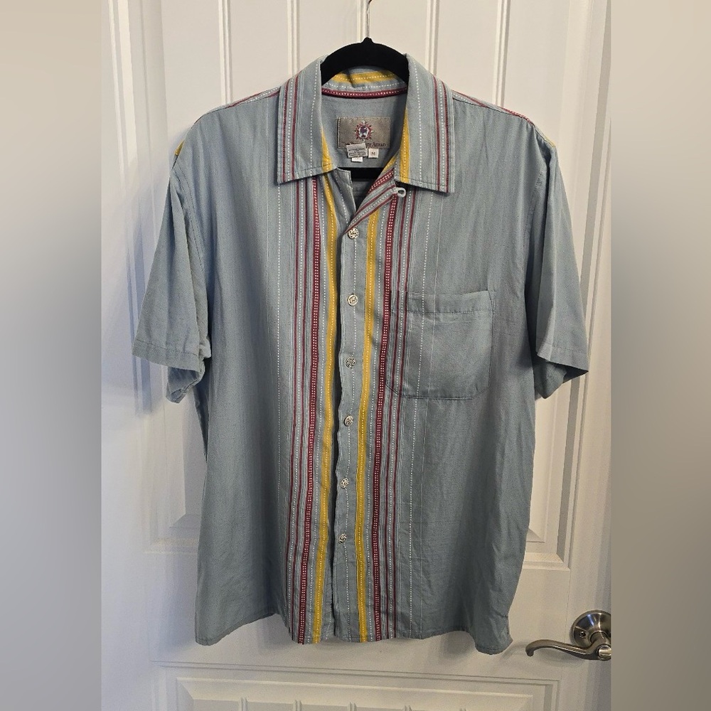 The Territory Ahead Vintage Striped Button Down Shirt Men’s M 100% Cotton